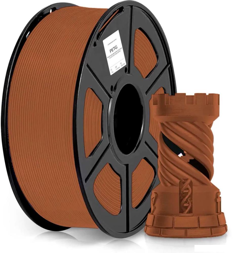 Пластик CACTUS CS-3D-PETG-1KG-COFFEE 1.75 мм 1 кг