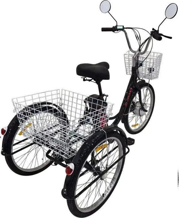 Электровелосипед AVM E-Alfa Trike 24 (черный)