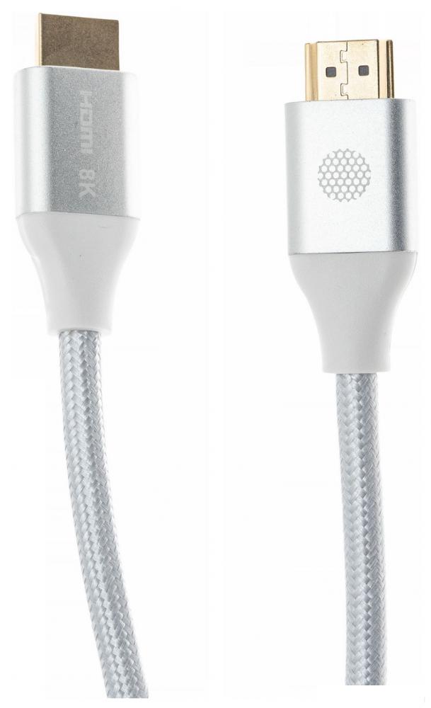 Кабель CACTUS HDMI - HDMI CS-HDMI.2.1-1.8 (1.8 м, серебристый)
