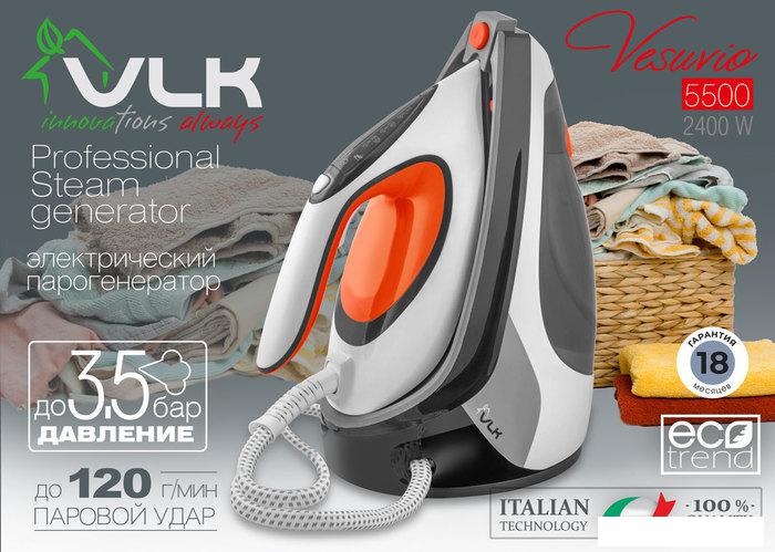 Утюги VLK Vesuvio 5500 (белый/черный/оранжевый)