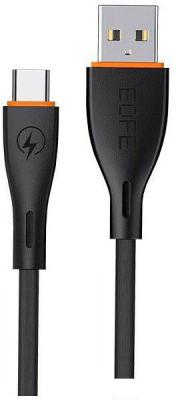 Кабель EOFE AC21 USB Type-A - USB Type-C (1 м, черный)