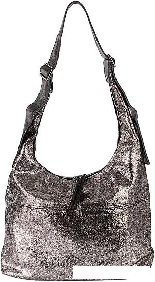 Женские и мужские сумки Poshete 857-6356-W009-DSV (серебристый)