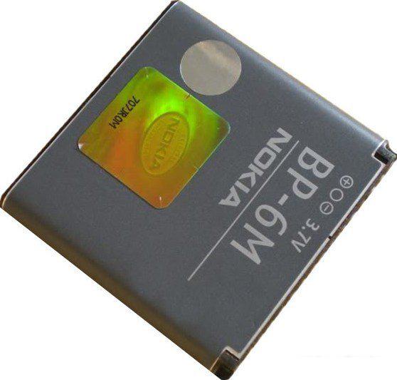 Аккумулятор для телефона Копия Nokia BP-6M