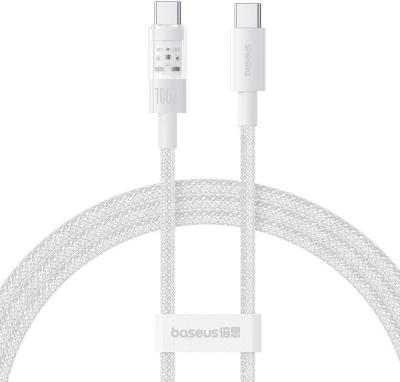 Кабель Baseus Gem Fast-Charging Data Cable 100W USB Type-C - USB Type-C (2 м, белый)