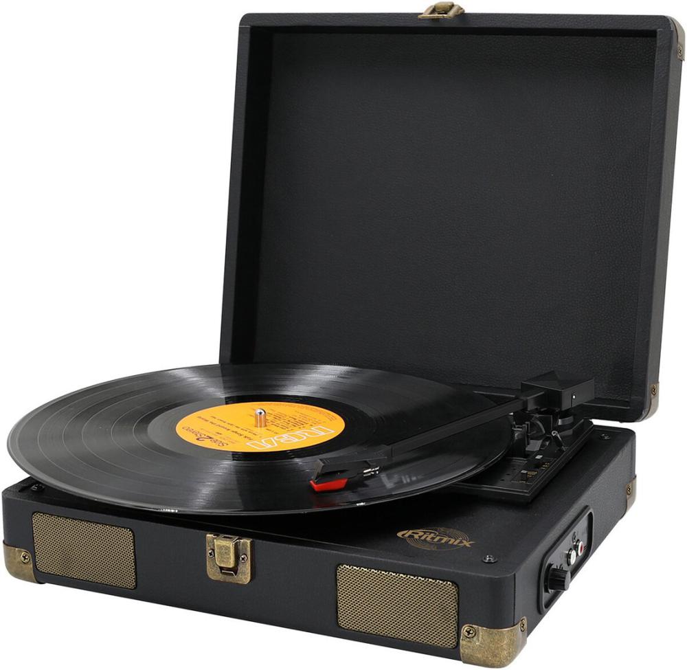Виниловый проигрыватель Ritmix LP-100 (черный)