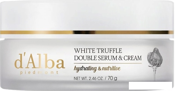 Косметика по уходу за лицом d'Alba Крем для лица White Truffle Double Serum & Cream 70 г