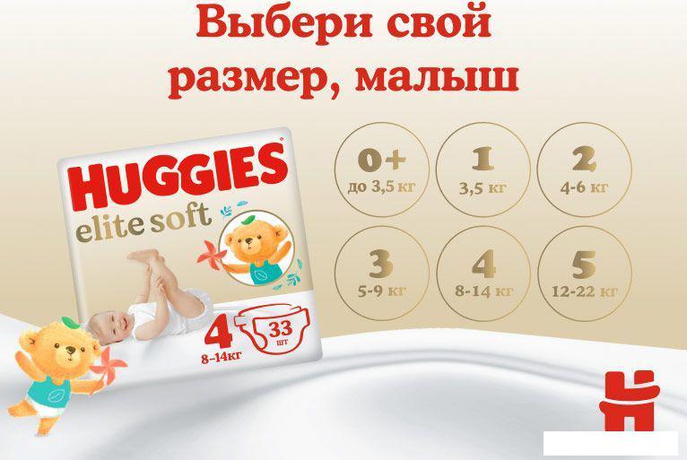 Детские подгузники Huggies Elite Soft Box 3 (144 шт)