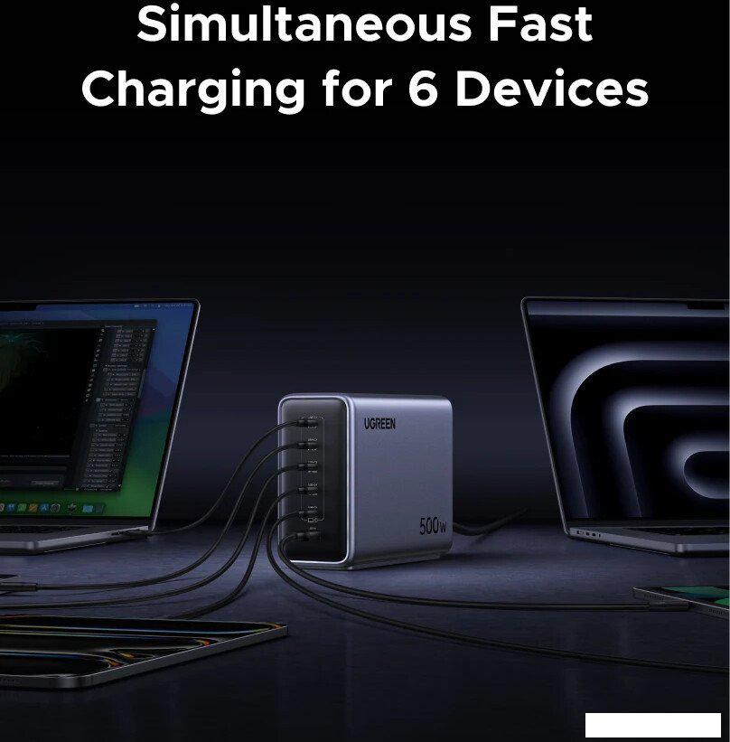 Сетевое зарядное Ugreen Nexode 500W X759 55550B