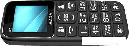 Кнопочный телефон Maxvi B110 (черный)