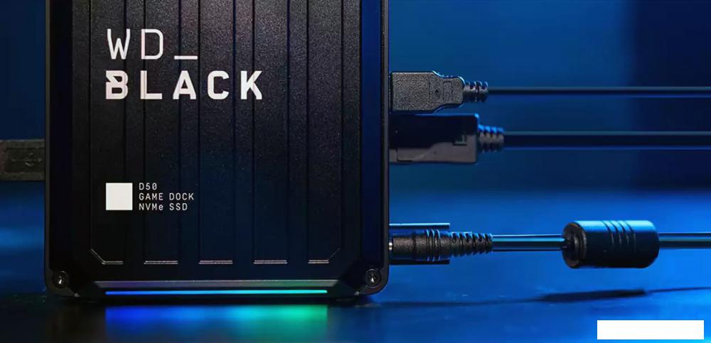Внешний накопитель WD Black D50 Game Dock NVMe 1TB WDBA3U0010BBK