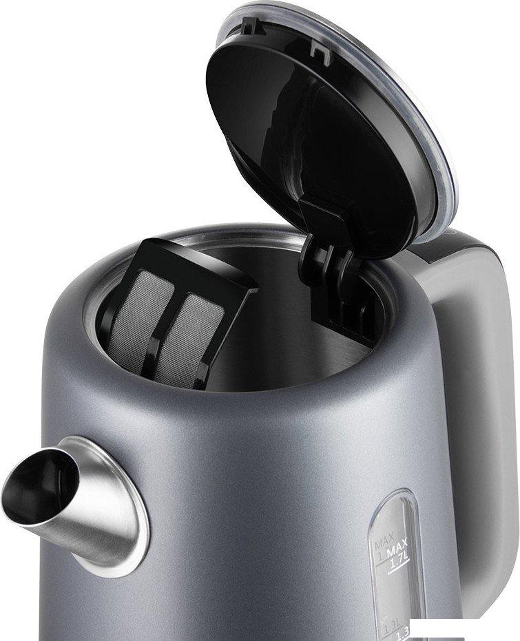 Электрический чайник Redmond KM238 (серо-голубой)