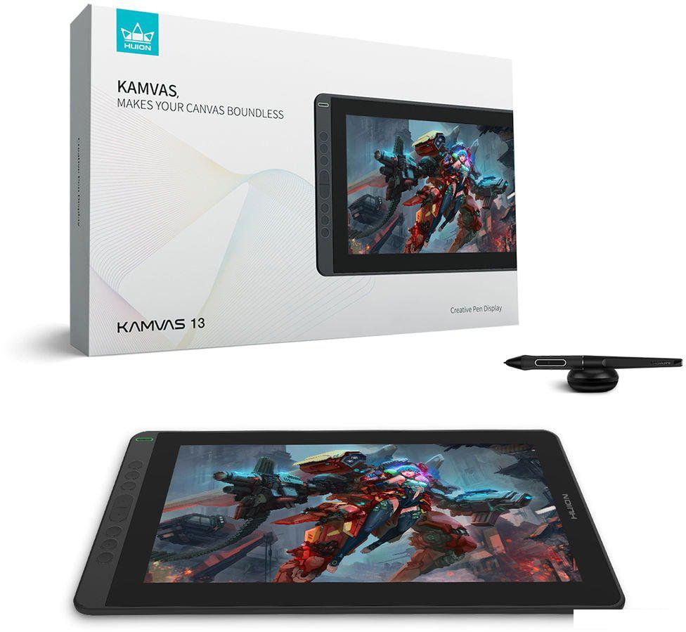 Графический монитор Huion Kamvas 13 (космический черный)
