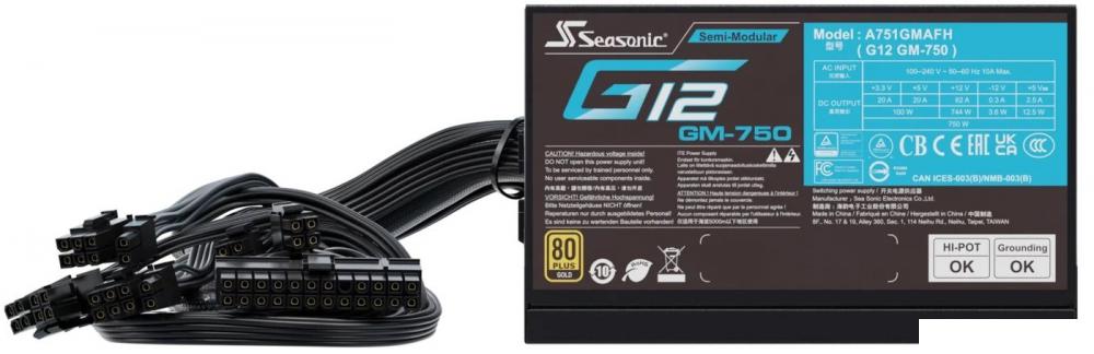 Блок питания Seasonic G12 GM-750