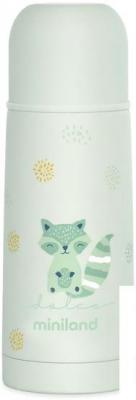 Термосы, термокружки и многоразовые стаканы Miniland Thermy Dolce 350мл (бирюзовый/енот)