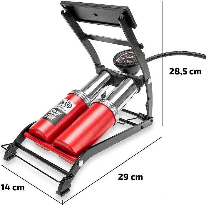 Велосипедные насосы, манометры, шланги Heyner PedalMax PRO (красный)