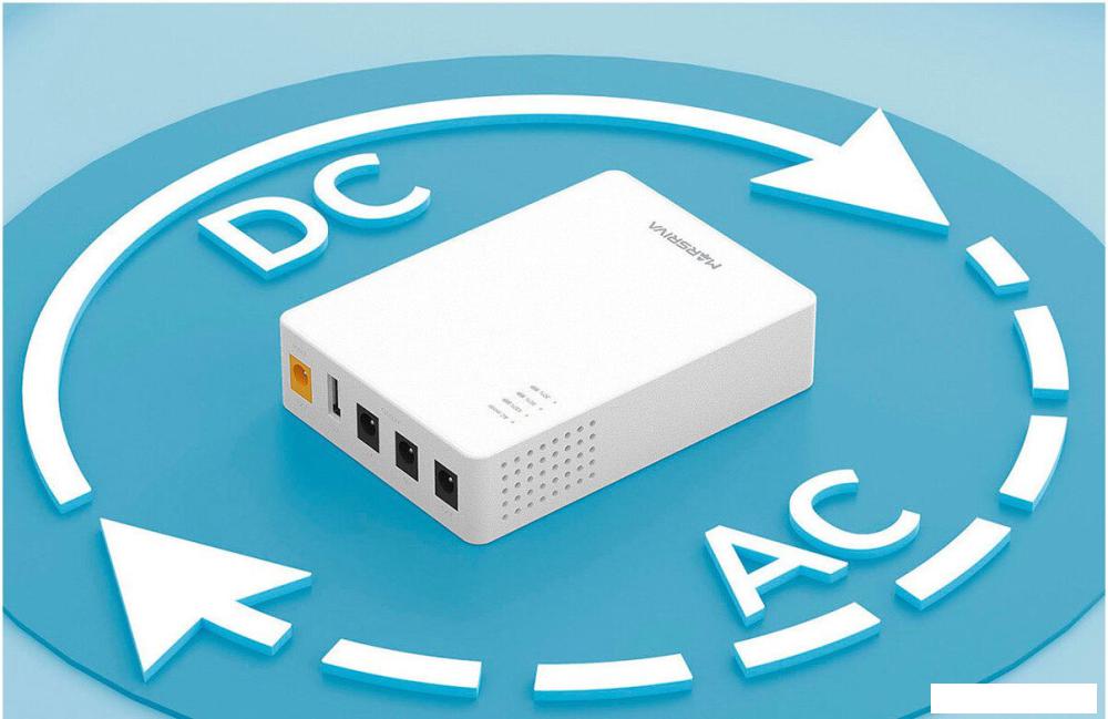 Источник бесперебойного питания Marsriva Smart Mini DC UPS KP3 (белый)