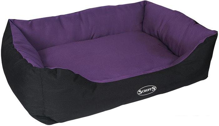 Лежанки, домики, когтеточки для кошек и собак Scruffs Expedition Box Bed с бортиком 60 см (фиолетовый)