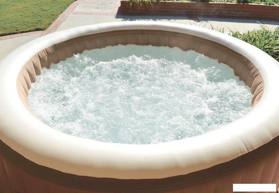 Надувной бассейн Intex Pure Spa Bubble Massage 28428 (216x71) с джакузи