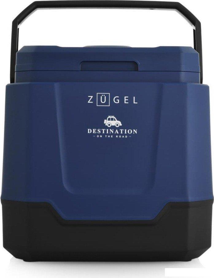 Термоэлектрический автохолодильник ZUGEL ZCR1004 32л (синий)