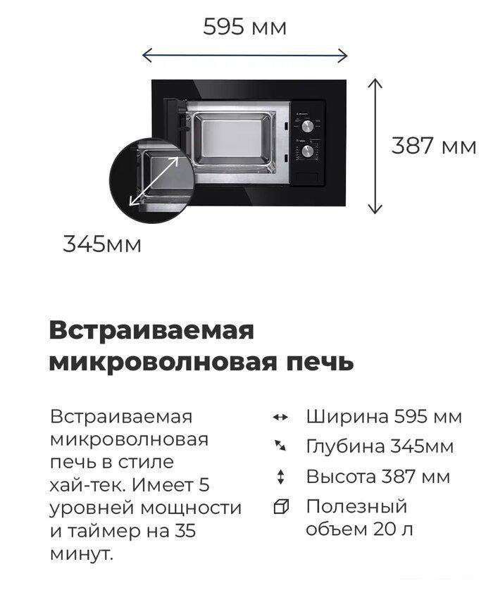 Микроволновая печь MAUNFELD MBMO.20.1PGB