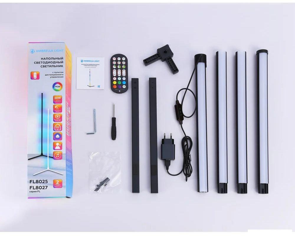 Торшер Ambrella light FL8027 BK (черный)