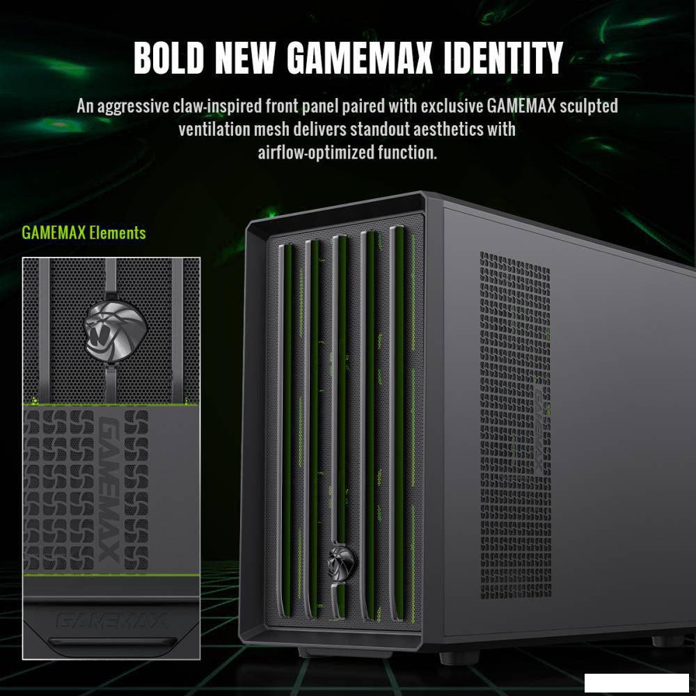 Корпус GameMax Legend CLAW 360 (черный)