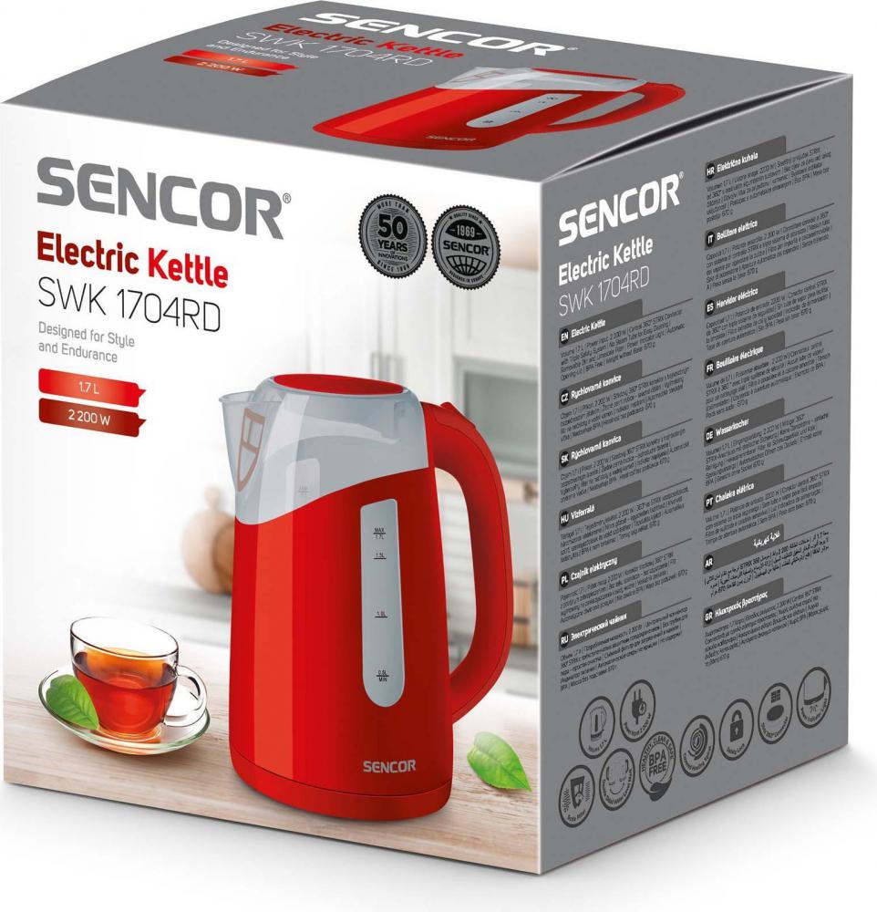 Электрический чайник Sencor SWK 1704RD