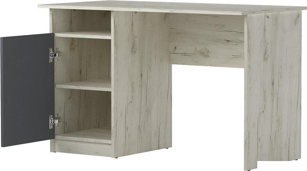 Письменные и компьютерные столы Памир ПКС-12 (крафт белый/антрацит)