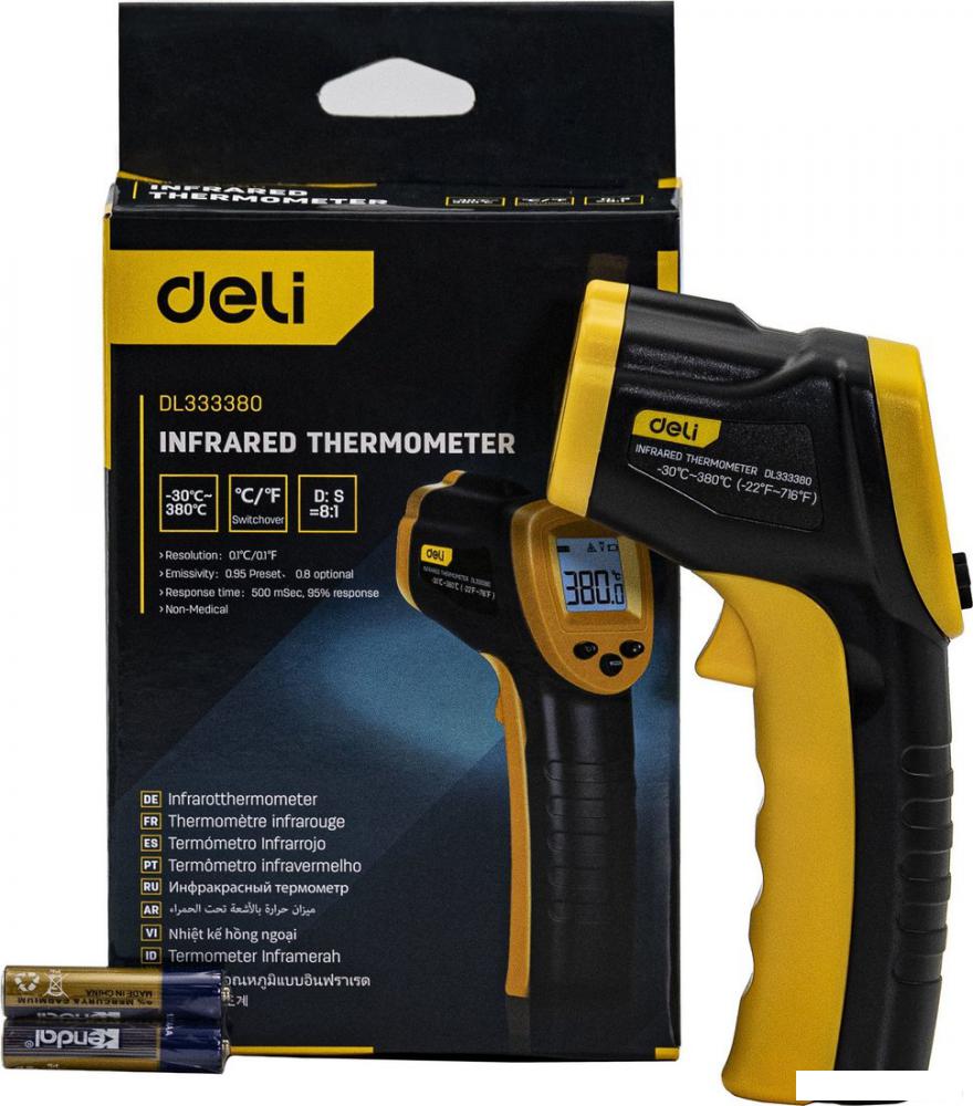 Пирометр Deli DL333380 102968