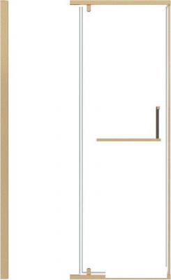 Душевые кабины Grossman Pragma 100x195 100.K33.03.100.32.00 (золото сатин/стекло прозрачное)