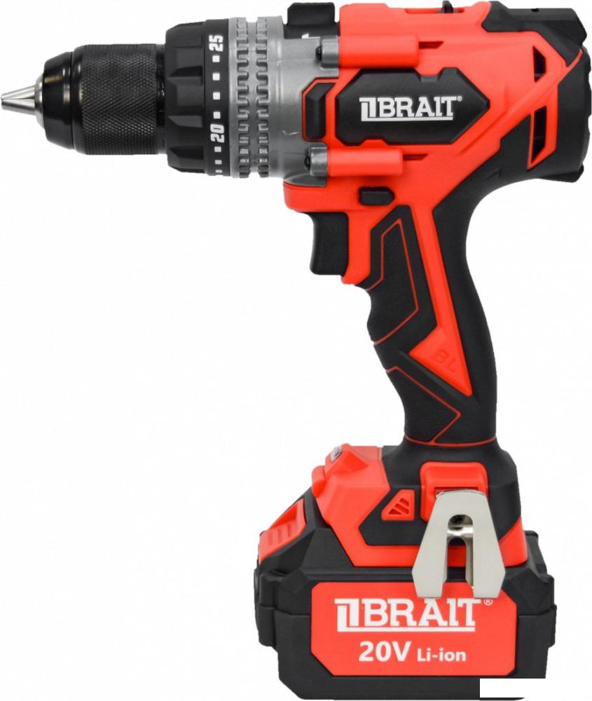 Шуруповерты, гайковерты, электроотвертки Brait BCDI20-4PUMBL PRO (с 1-м АКБ, кейс)