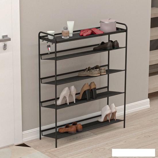 Банкетки, тумбы и полки для обуви ЗМИ Женева 35 ПДО Ж35 (черный)