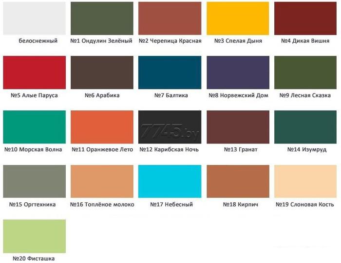 Краски и эмали Super Decor Резиновая 12 кг (№05 Алые паруса)