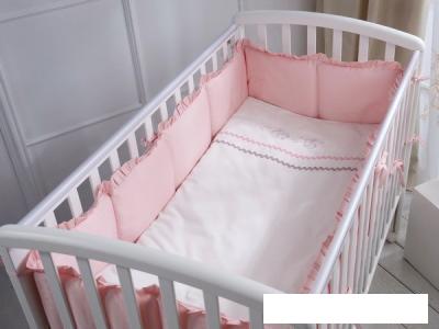 Постельное белье Perina Toys Sateen Collection 6 предметов (розовый)