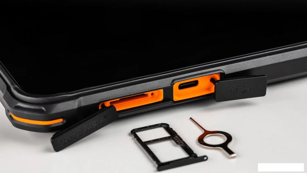 Планшеты Horizont H-Tab 1 Shield 6GB/256GB LTE (черный/оранжевый)