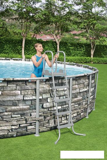 Бассейны Bestway Power Steel Камень 56883 (610x132)