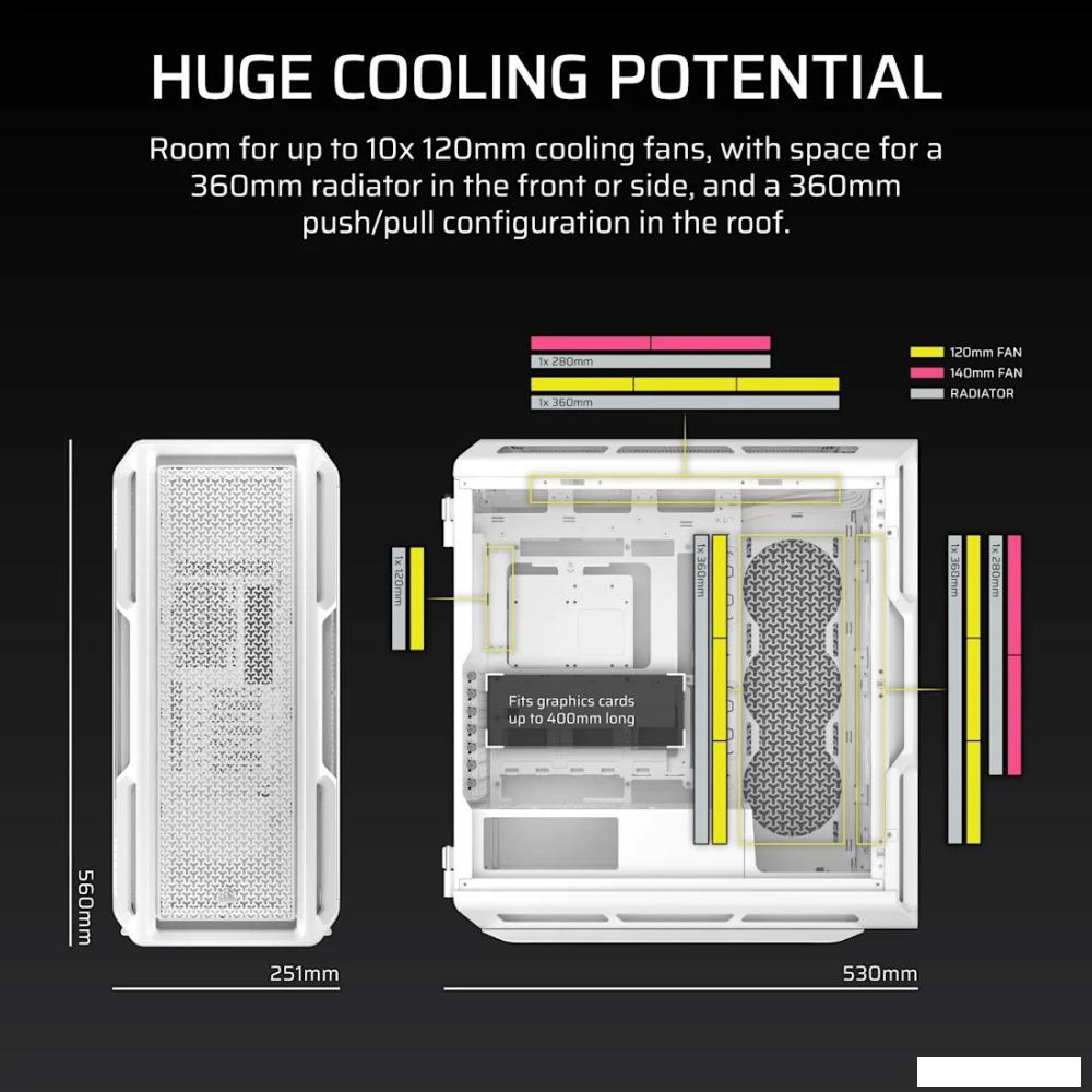 Корпус Corsair 5000T CC-9011301-WW