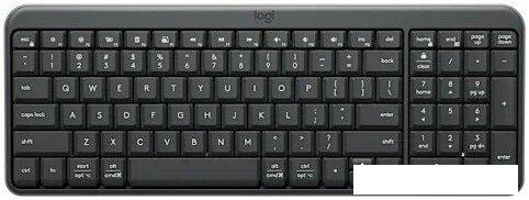Клавиатура Logitech K251 Compact Bluetooth Wireless Keyboard 920-013363 (графитовый, с гравировкой)