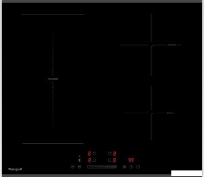Варочная панель Weissgauff HI 643 BFZG Варочная панель Weissgauff HI 643 BFZG