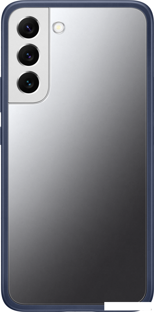 Чехол для телефона Samsung Frame Cover для S22+ (прозрачный с темно-синей рамкой)