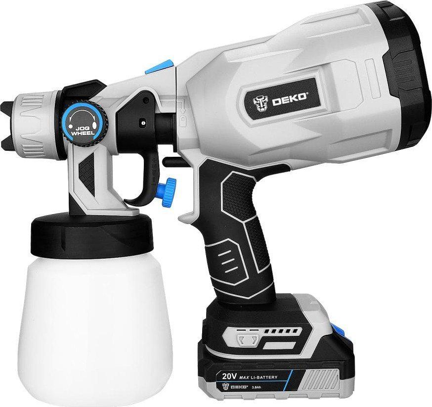 Краскораспылитель Deko SG20DK Max 083-1135 (с 1-им АКБ)