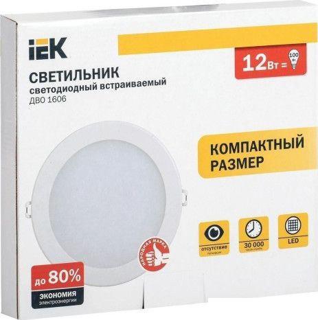 Точечный светильник IEK LDVO0-1606-1-12-6500-K01