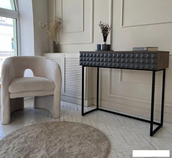 Журнальные столики и столы-трансформеры Shtabe Simple 7011 эко (графит/дуб веллингтон/черный)