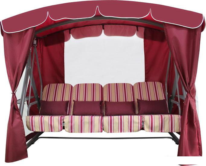 Садовые качели Arno-Werk Дефа Люси Люкс 2017-КД-58/Л (бордо)