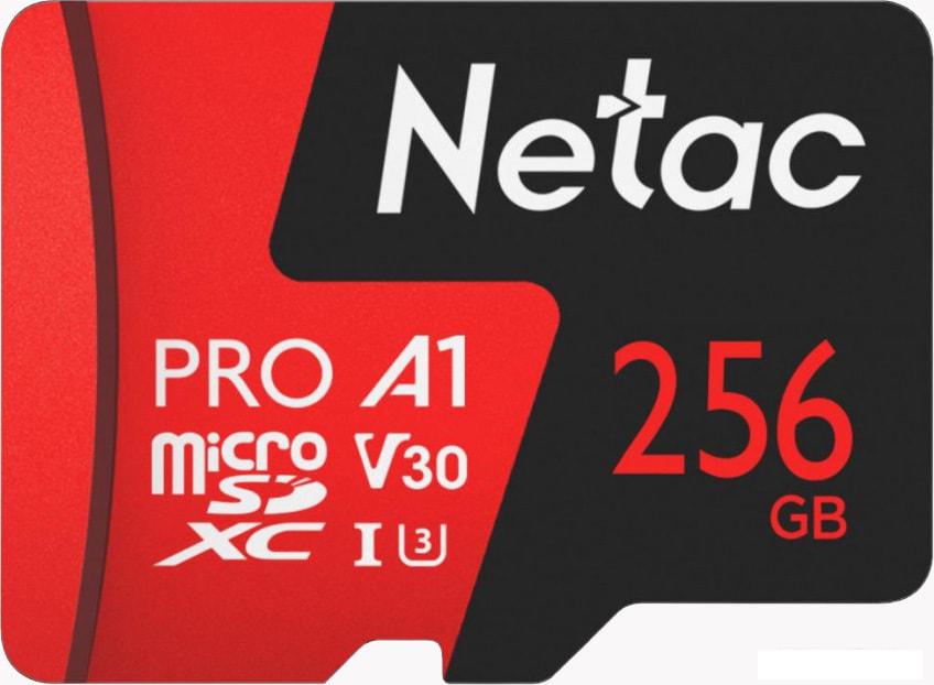 Карта памяти Netac P500 Extreme Pro 256GB NT02P500PRO-256G-S Карта памяти Netac P500 Extreme Pro 256GB NT02P500PRO-256G-S