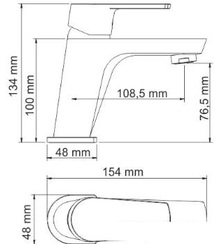 Смеситель Wasserkraft Dill 6103