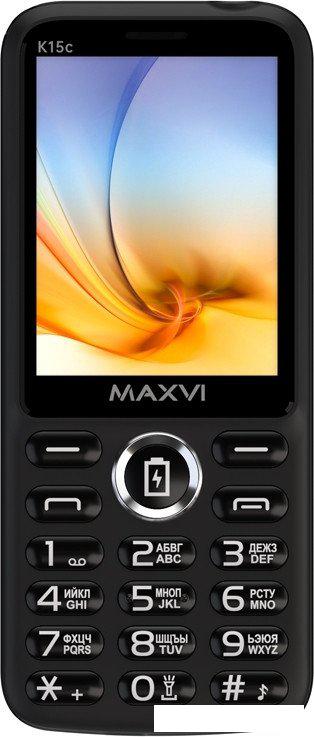 Телефон Maxvi K15c (черный)