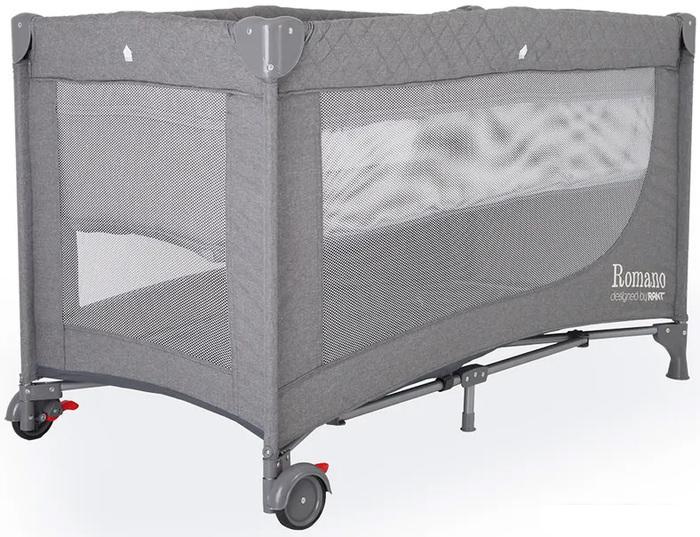 Манеж-кровать Rant Romano RP100 (серый)