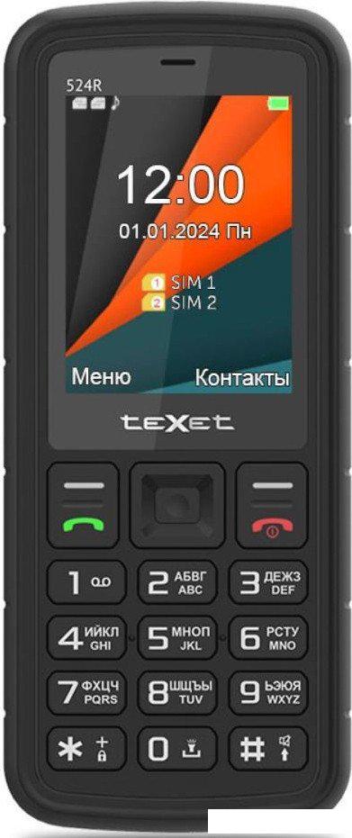 Кнопочный телефон TeXet TM-524R (черный)