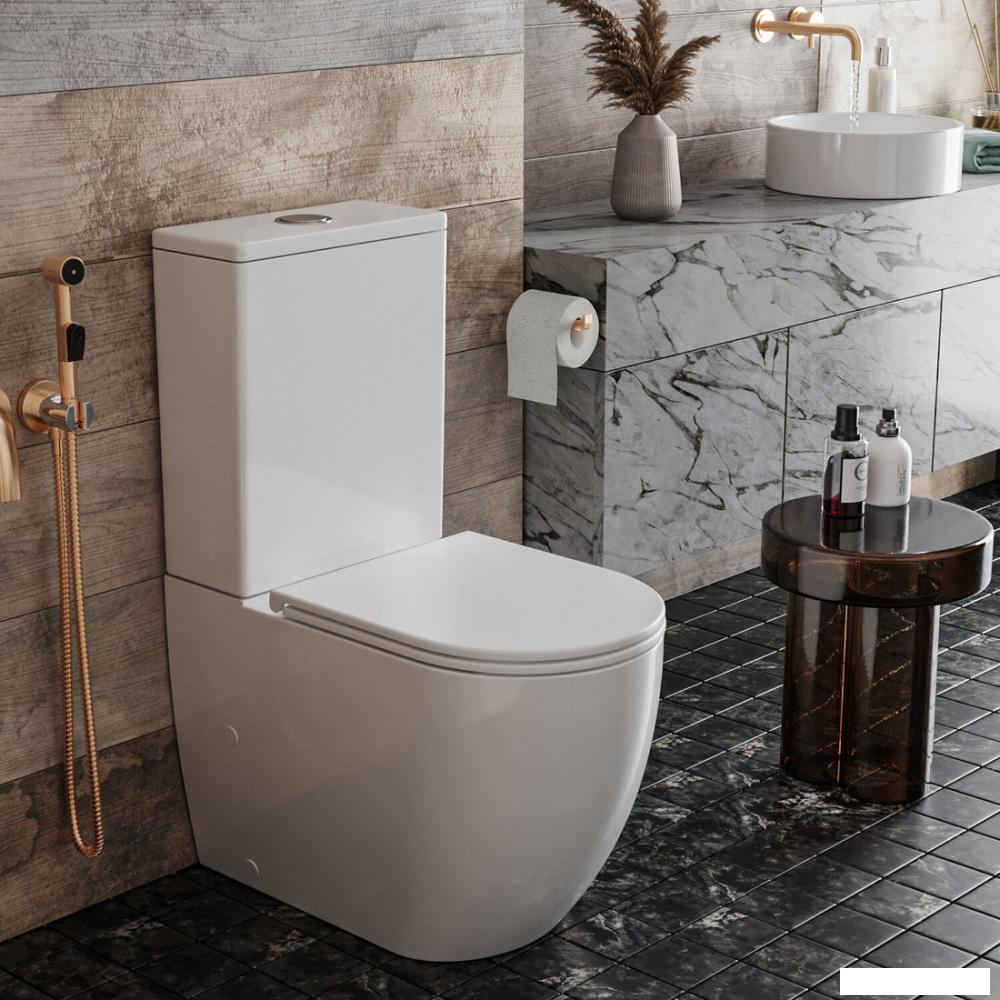 Унитаз напольный Roxen Antares Rimless Soft Close 600185-01